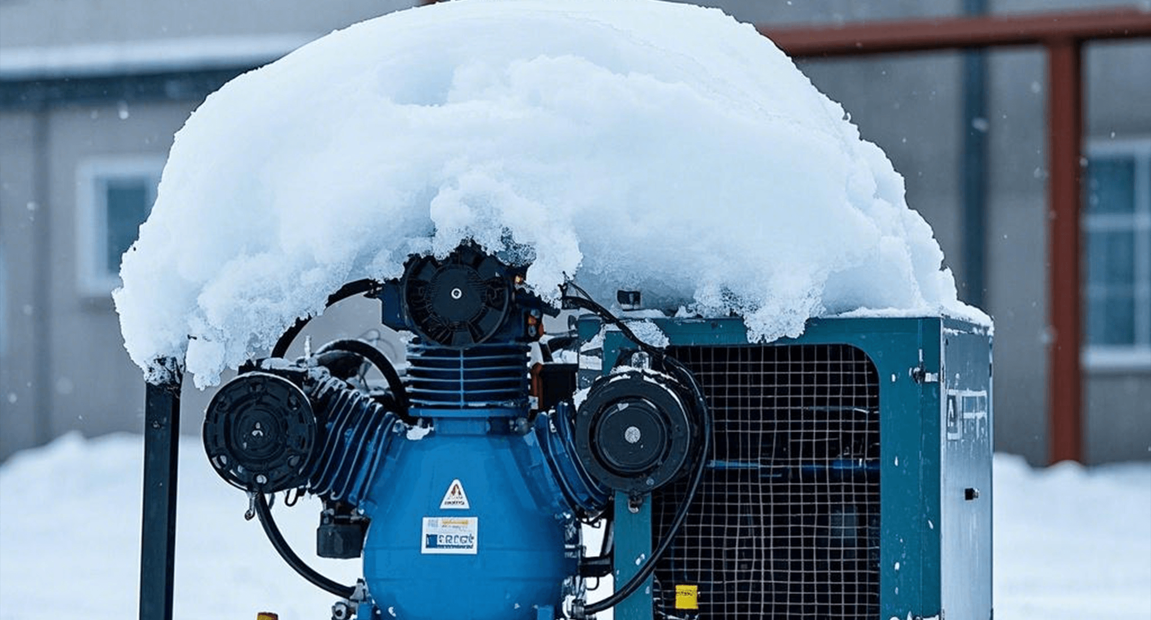 冰雪災害天氣！空壓機如何正常維護