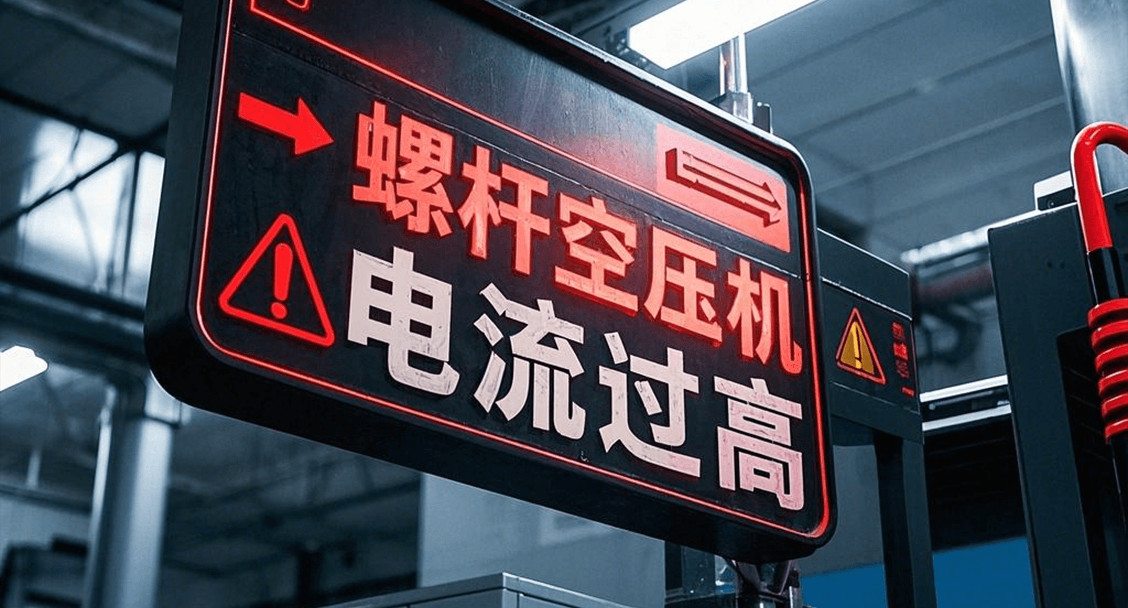螺桿空壓機(jī)電流過(guò)高什么原因？該如何處理